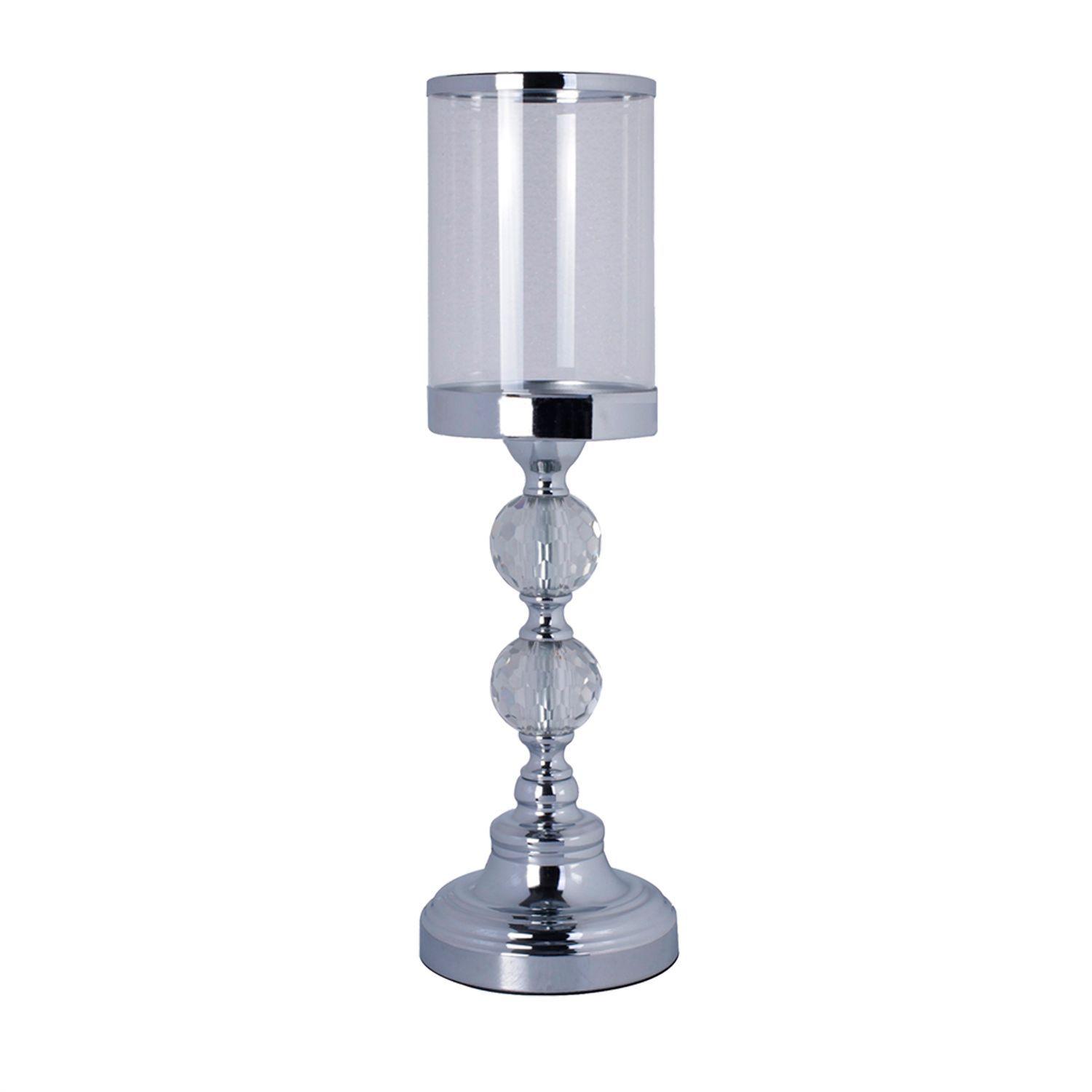 Portavela Decorativo London Silver Grande-0