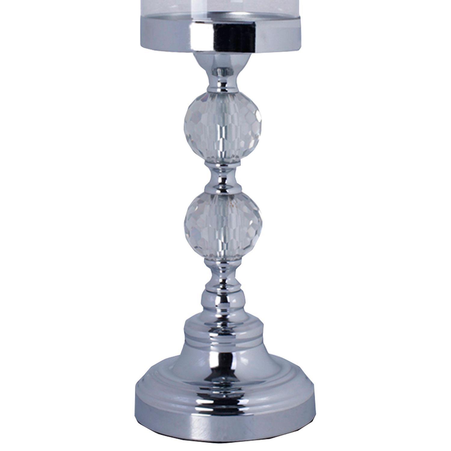 Portavela Decorativo London Silver Grande-1