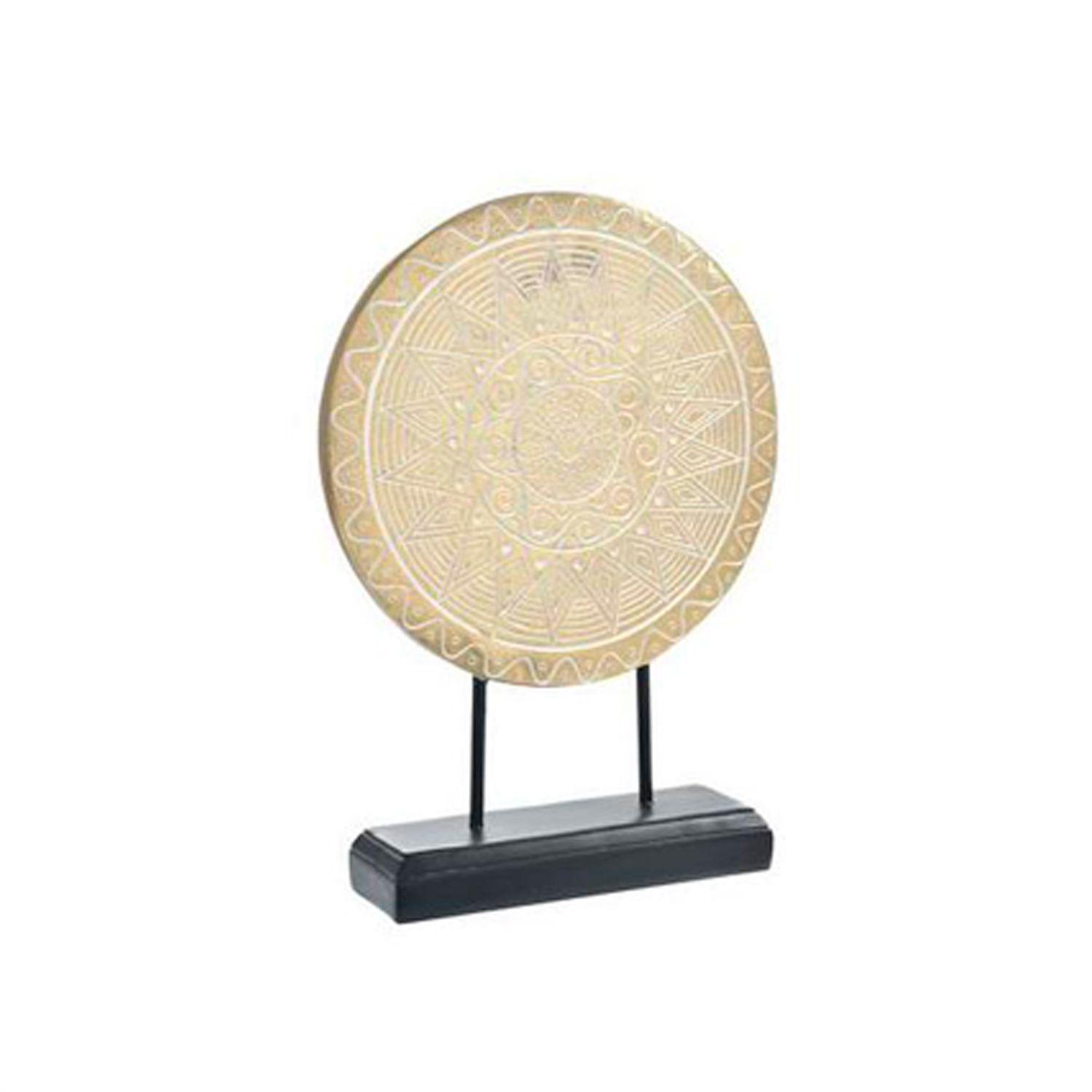 Figura Decorativa Sol Azteca Gold-2