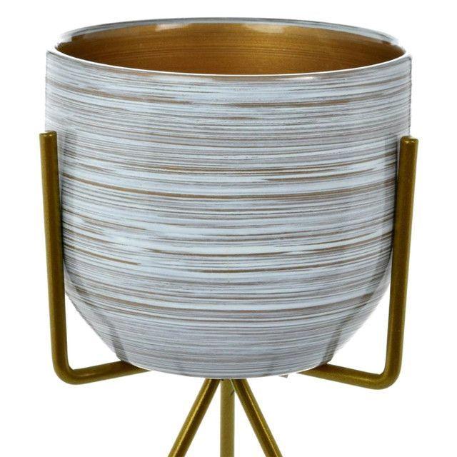 Maceta Decorativa Livorno Grande Soporte-1