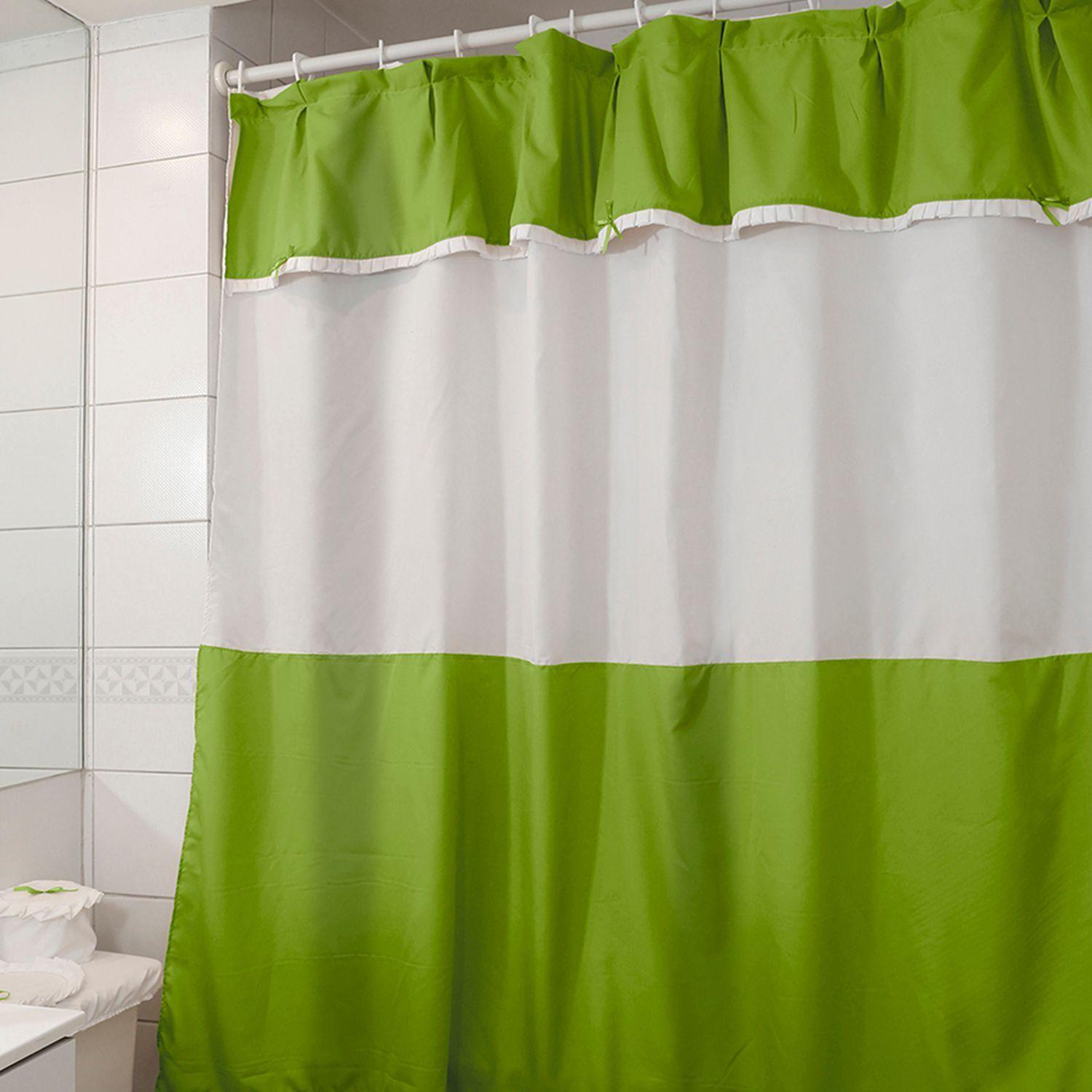 Juego de Cortina para Baño 6 Piezas Pistacho-2