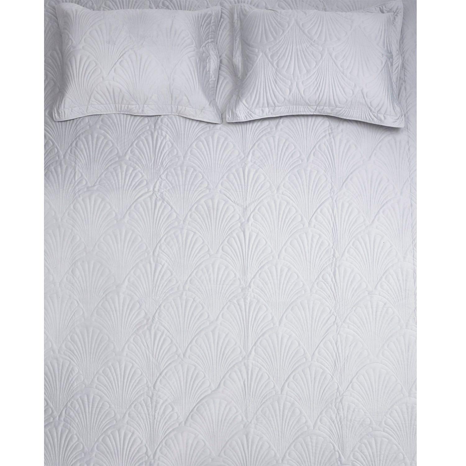 Quilt Liso Velvet Paris Gris Perla 2 Pzas-2