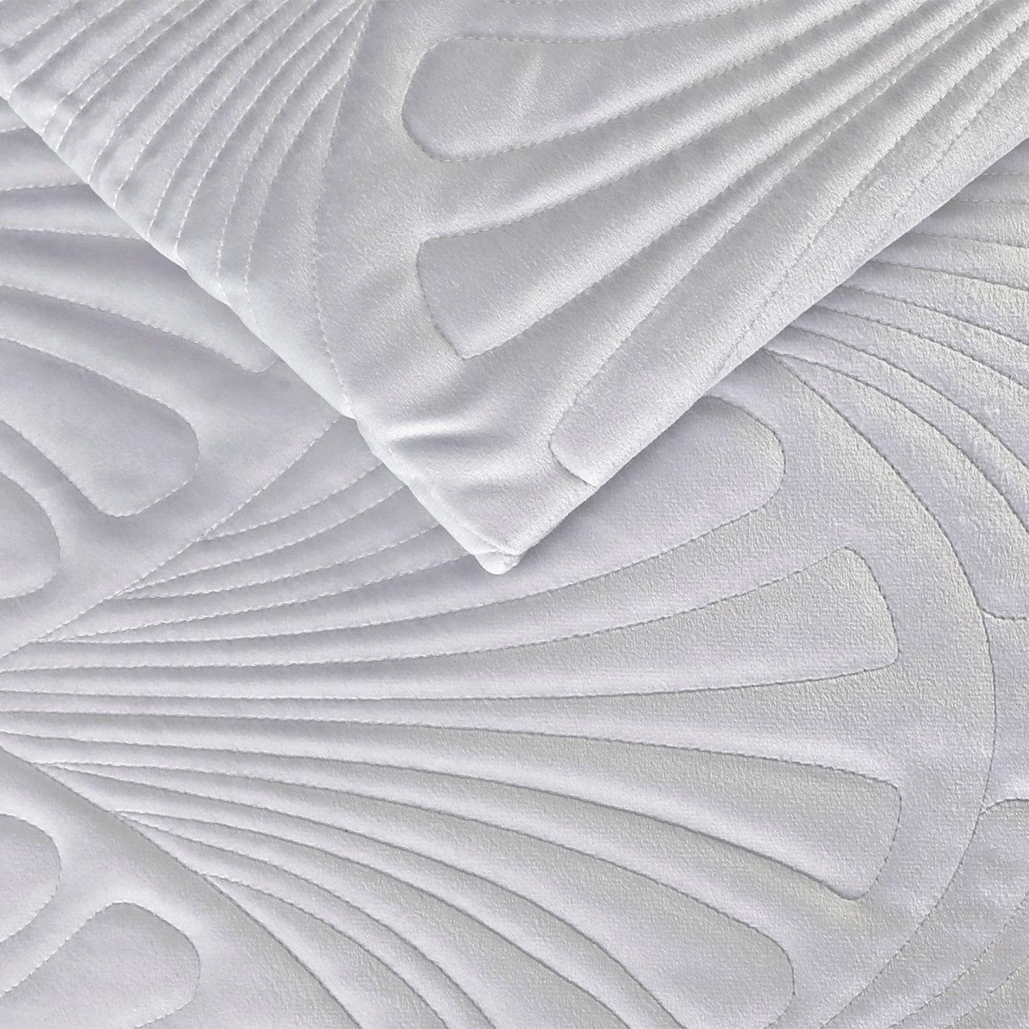 Quilt Liso Velvet Paris Gris Perla 2 Pzas-3