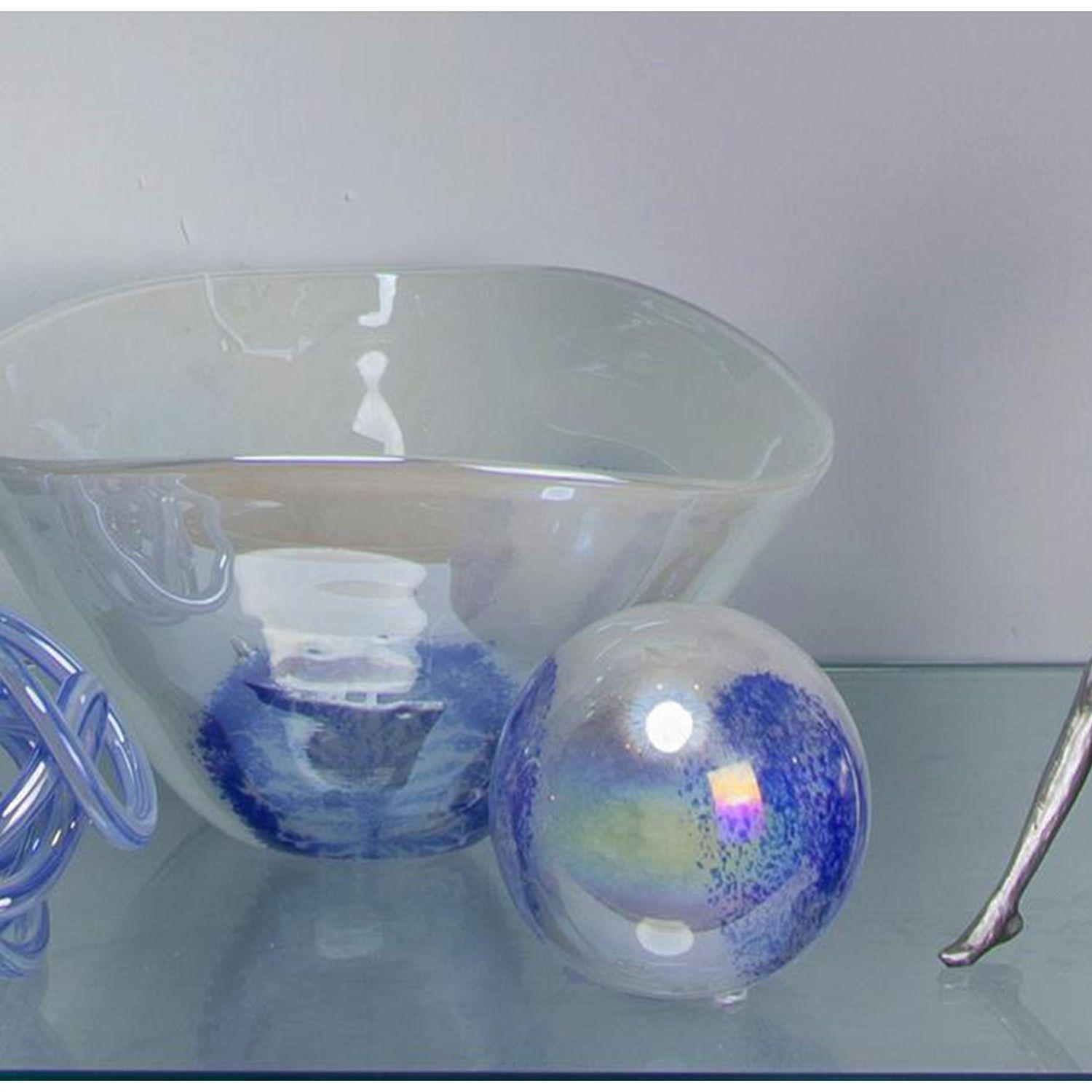 Figura Decorativa Esfera Portofino Azul-2