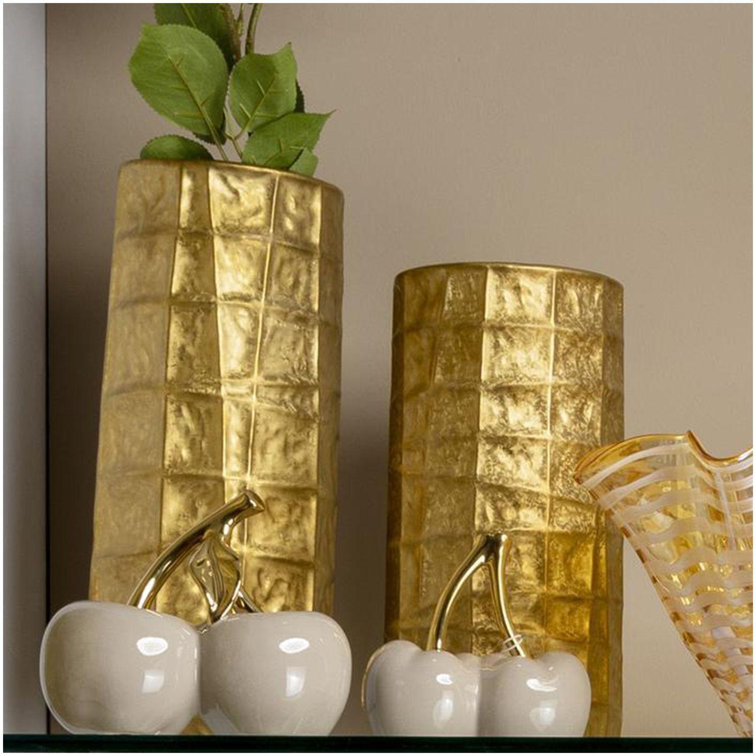 Figura Decorativa Manzana Doble Clemont Ocre-2