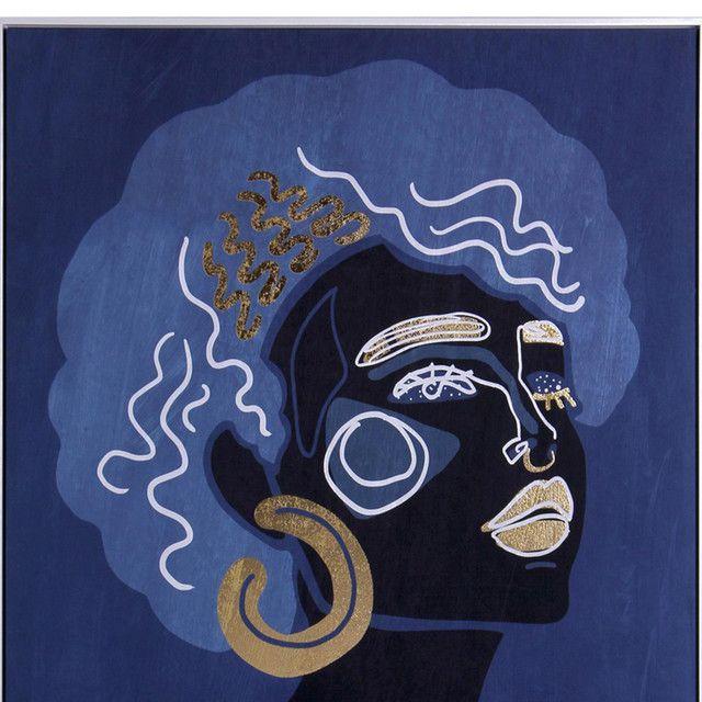 Cuadro Decorativo Makeba Blue 120 x 80-2