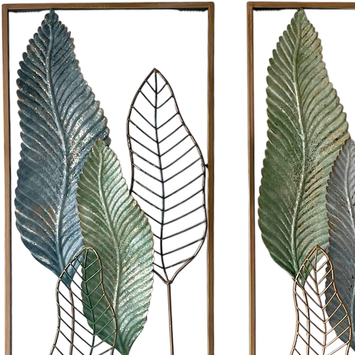 Set Placas Murales Decorativas Hojas-2