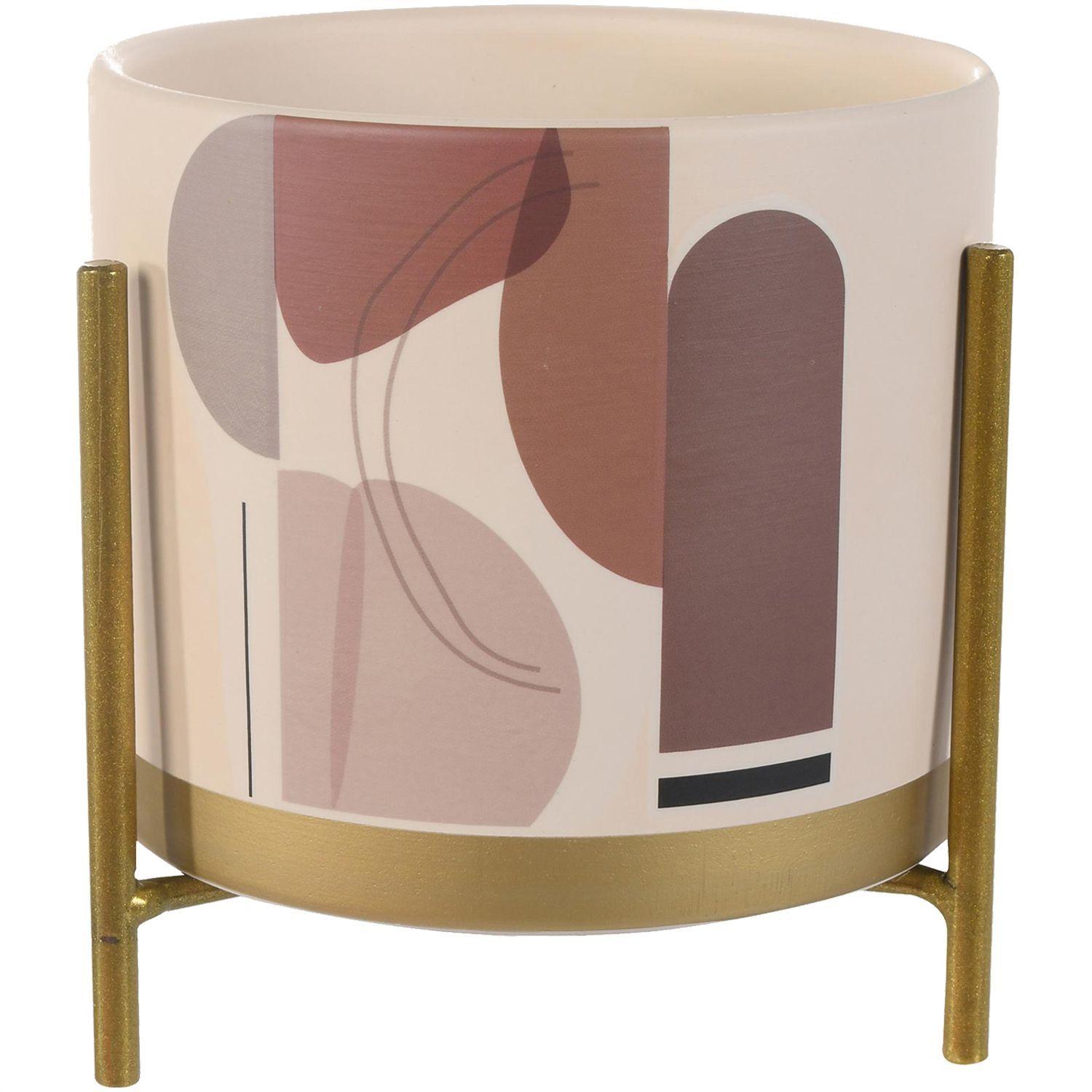 Maceta Decorativa Boceto Figuras Soporte-0