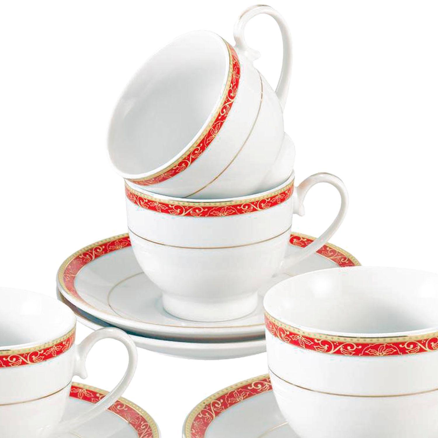 Juego de Tazas Café Brescia Gold 12 Piezas-1
