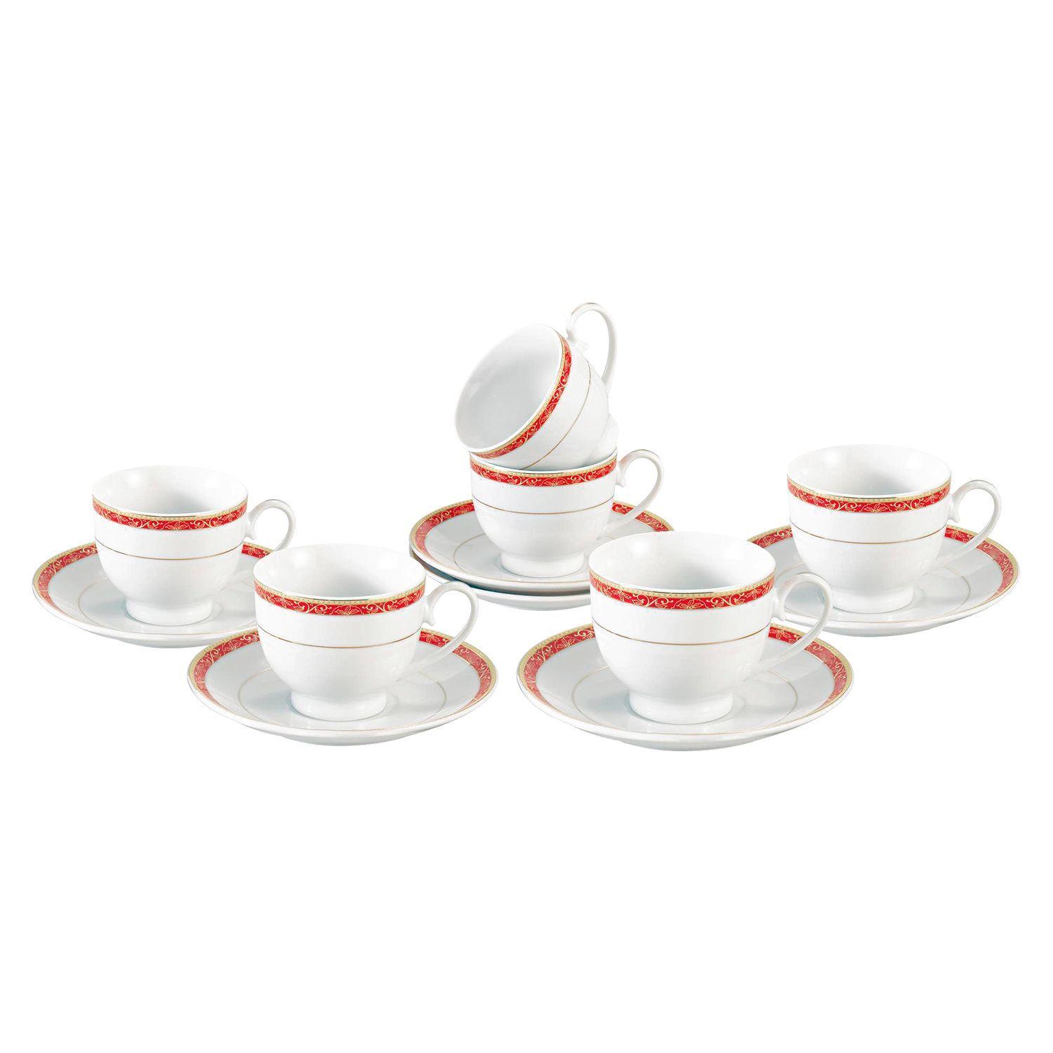 Juego de Tazas Café Brescia Gold 12 Piezas-2