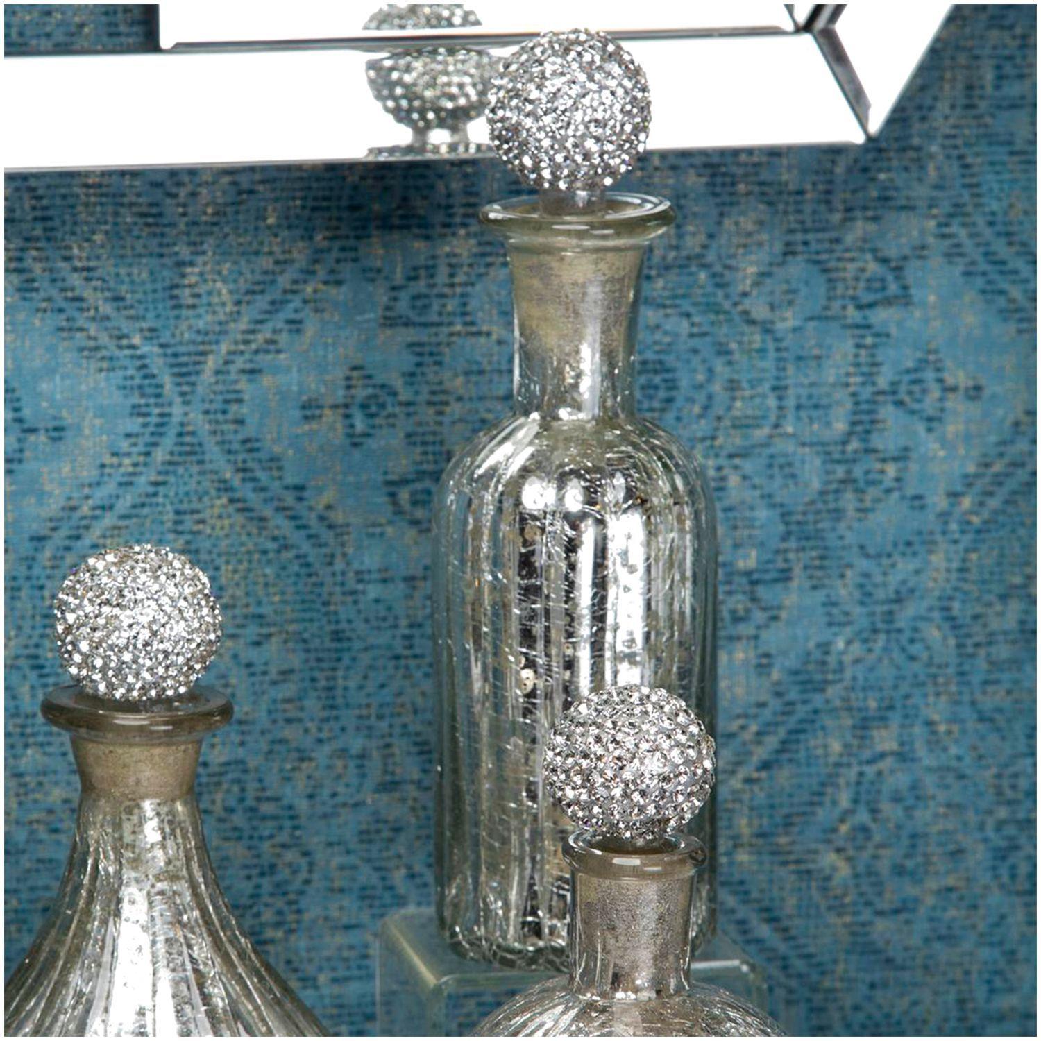 Centro de Mesa Decorativa Botella Amberes Tapon-2