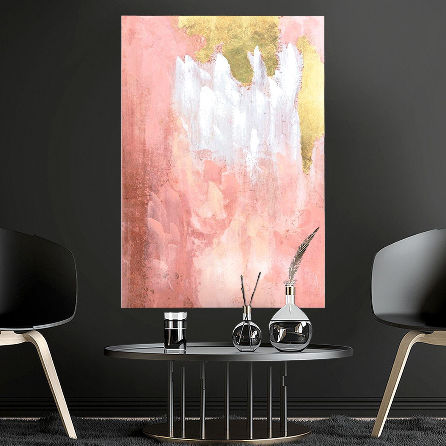 Cuadro Abstracto Peninsula Palo Rosa 100 x 70-3