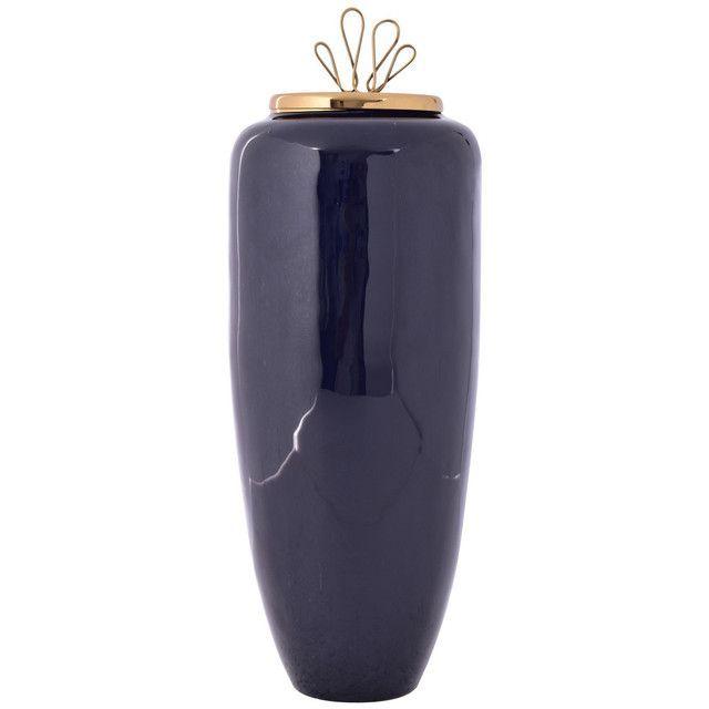 Anfora Decorativa Deep Blue Grande-0