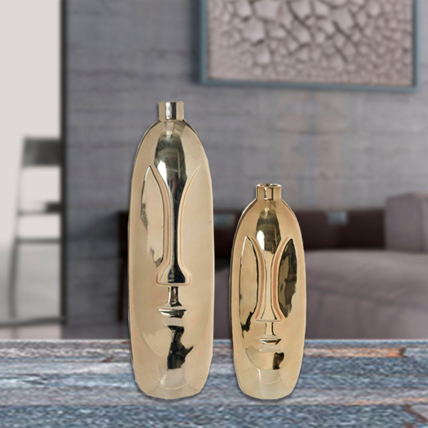 Jarrón Decorativo Namibia Gold Grande-4