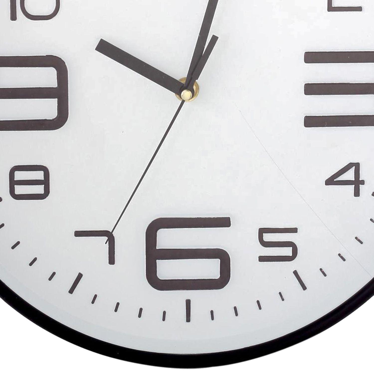 Reloj Mural Decorativo Milano Negro-2