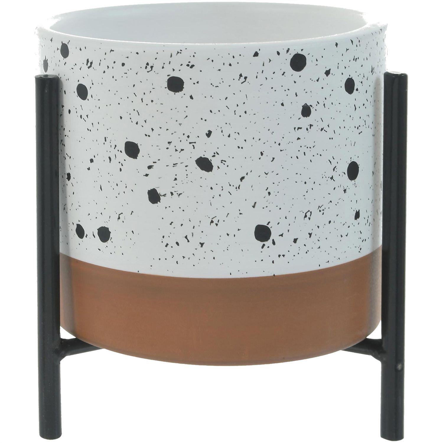 Maceta Decorativa Belice Pequeña Soporte-4