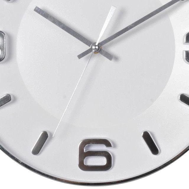 Reloj Mural Decorativo Lucerna Silver 33.5 x 5 Cms-1
