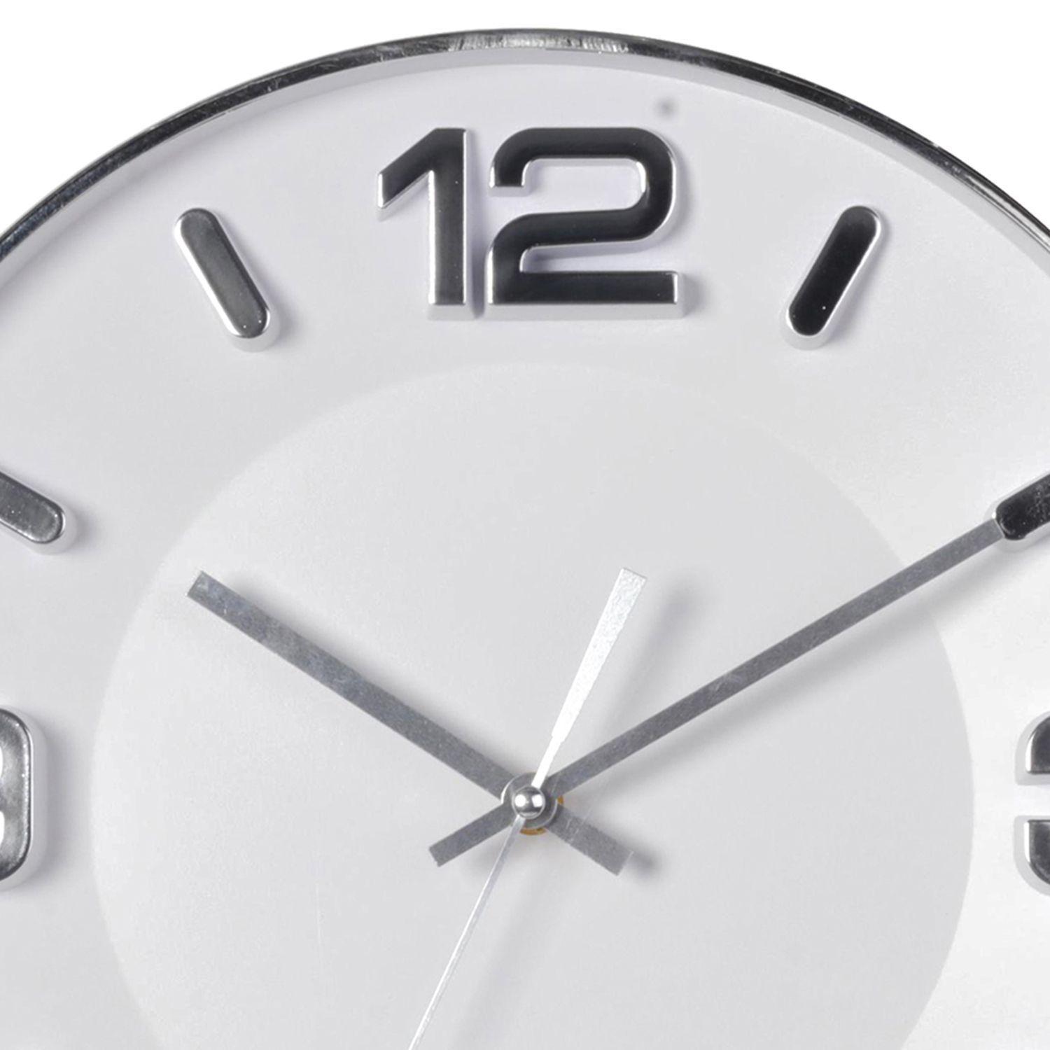 Reloj Mural Decorativo Lucerna Silver 33.5 x 5 Cms-2