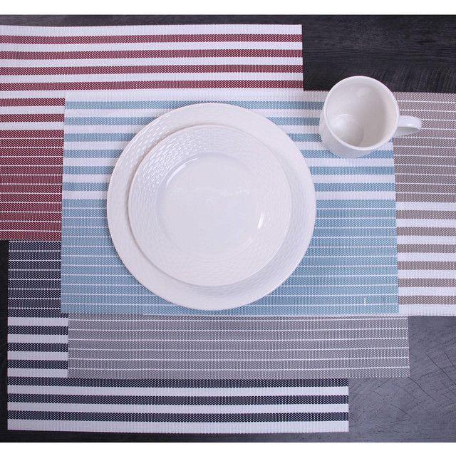 Set de Individuales Decorativo Nevada 6 Piezas Indigo-2