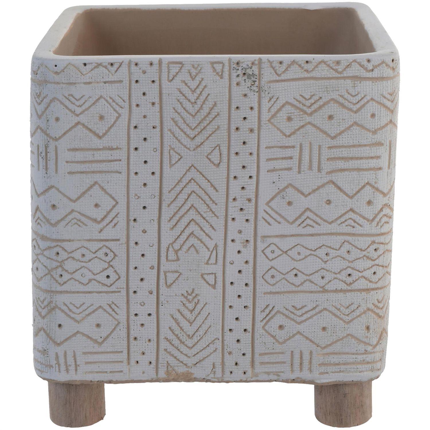 Maceta Decorativa Eritrea Cuadrada-0