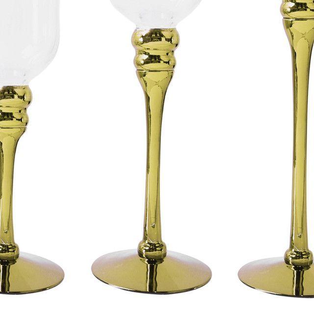 Juego Portavelas Decorativo Sienna Gold 3 Piezas-1