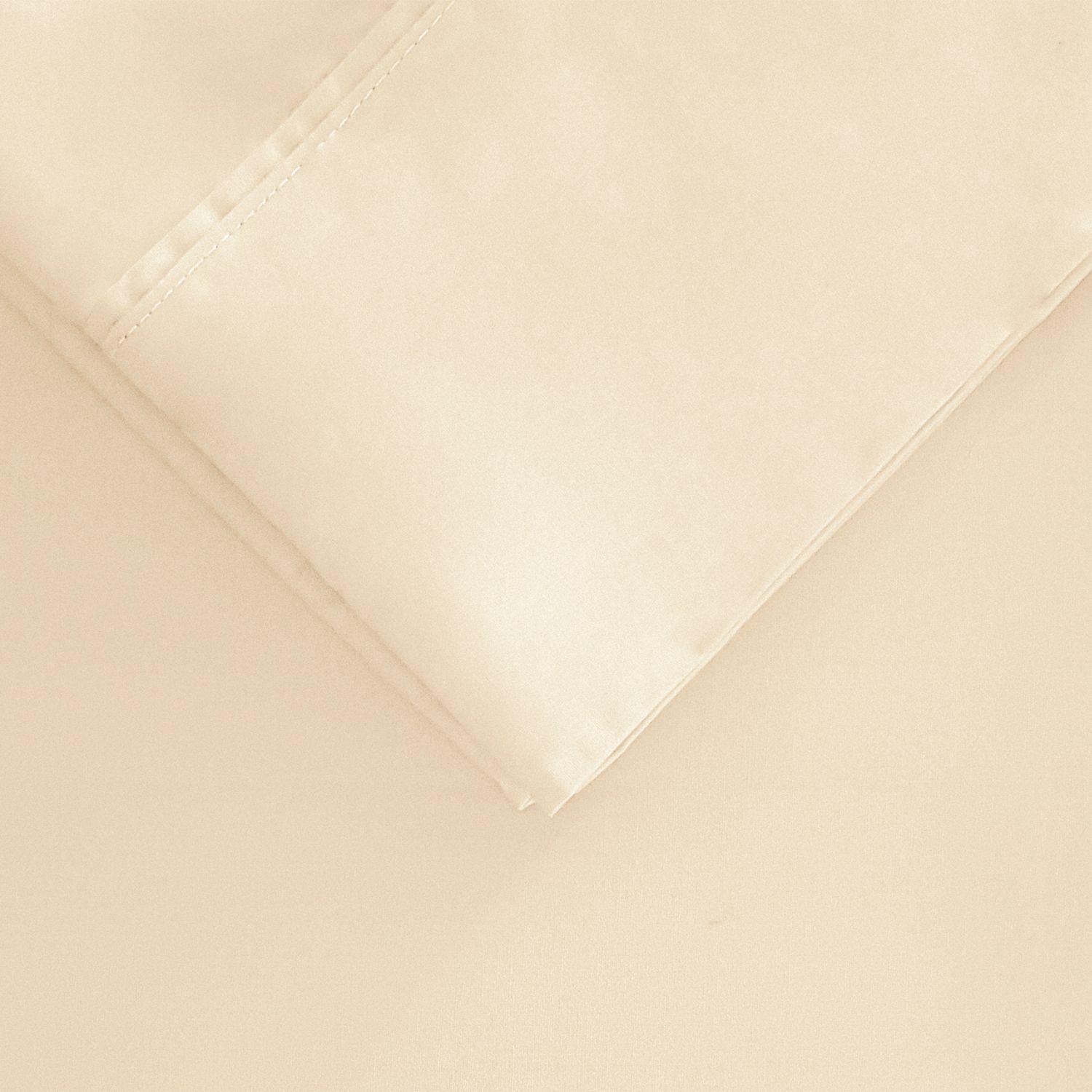 Juego de Sabanas T144 Lisa Beige 1,5 Pzas-2