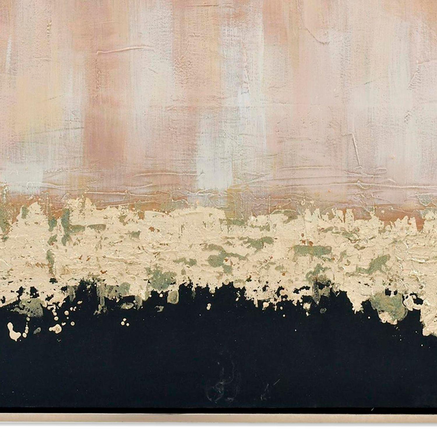 Cuadro Decorativo Oceano Dorado 105 x 105 x 4 Cms.-2