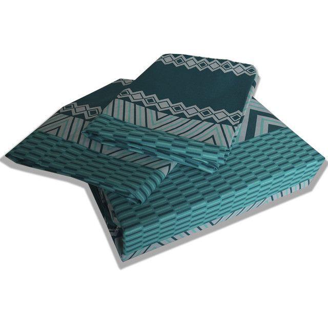 Juego de Sabanas T144 Illinois Petroleo Superking-1