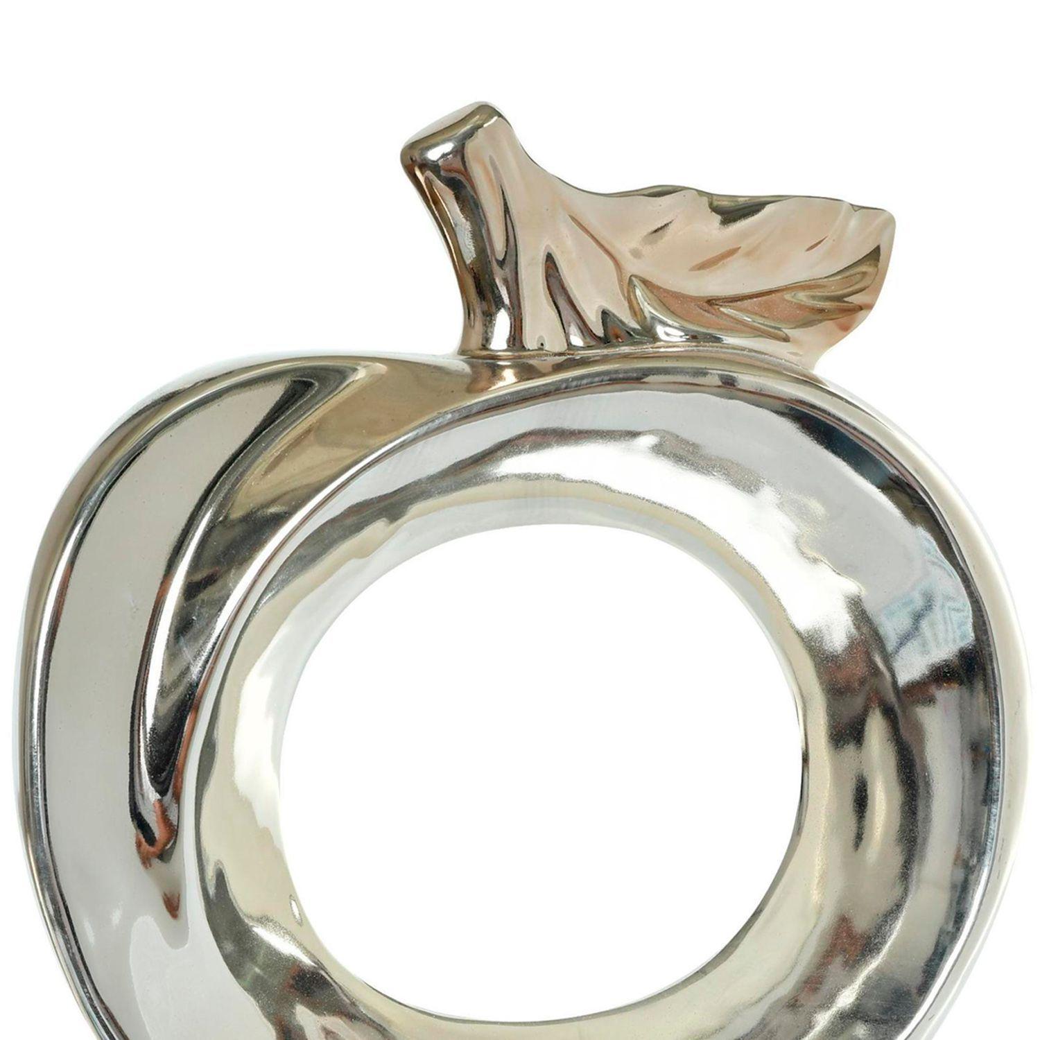 Figura Decorativa Manzana Abstracta Gold-2