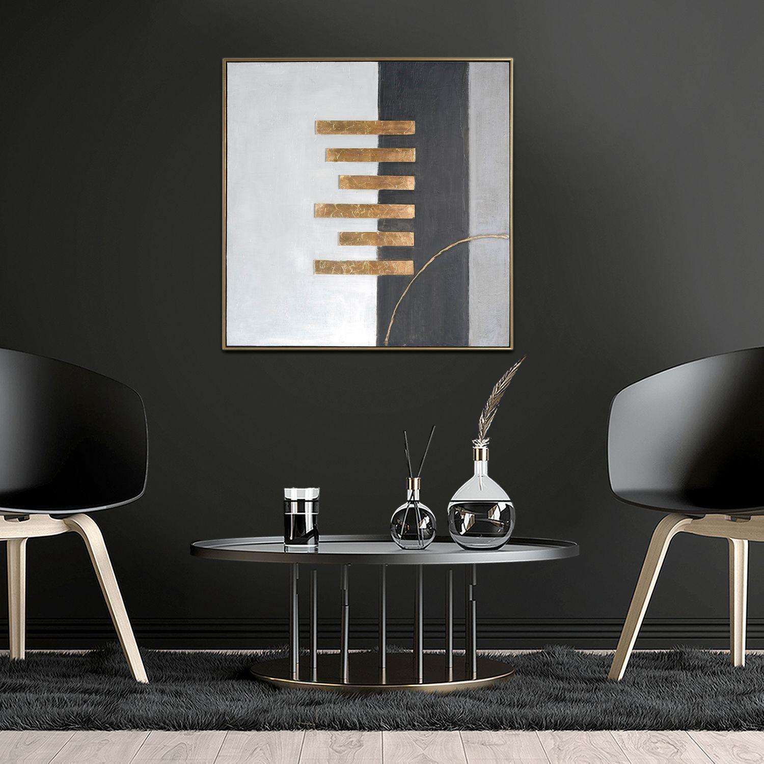 Cuadro Decorativo Barras Gold-6