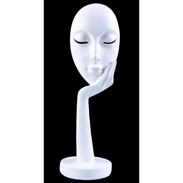Figura Decorativa Mascara Blanca-2