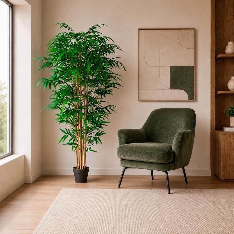 Planta Decorativa Artificial Bamboo 180 Cms.-0