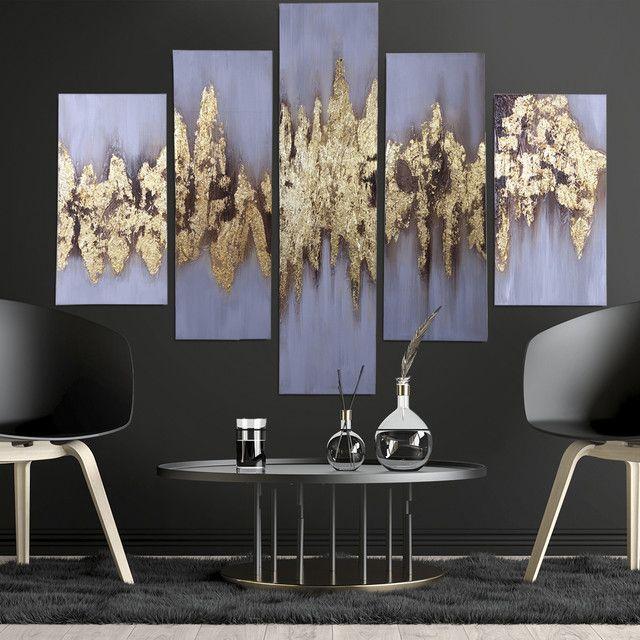 Set de Cuadros Decorativo Boreal 5 Pzas-3