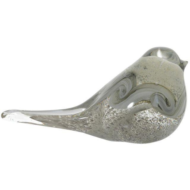 Figura Decorativa Pajaro Jupiter Grande Gris-0