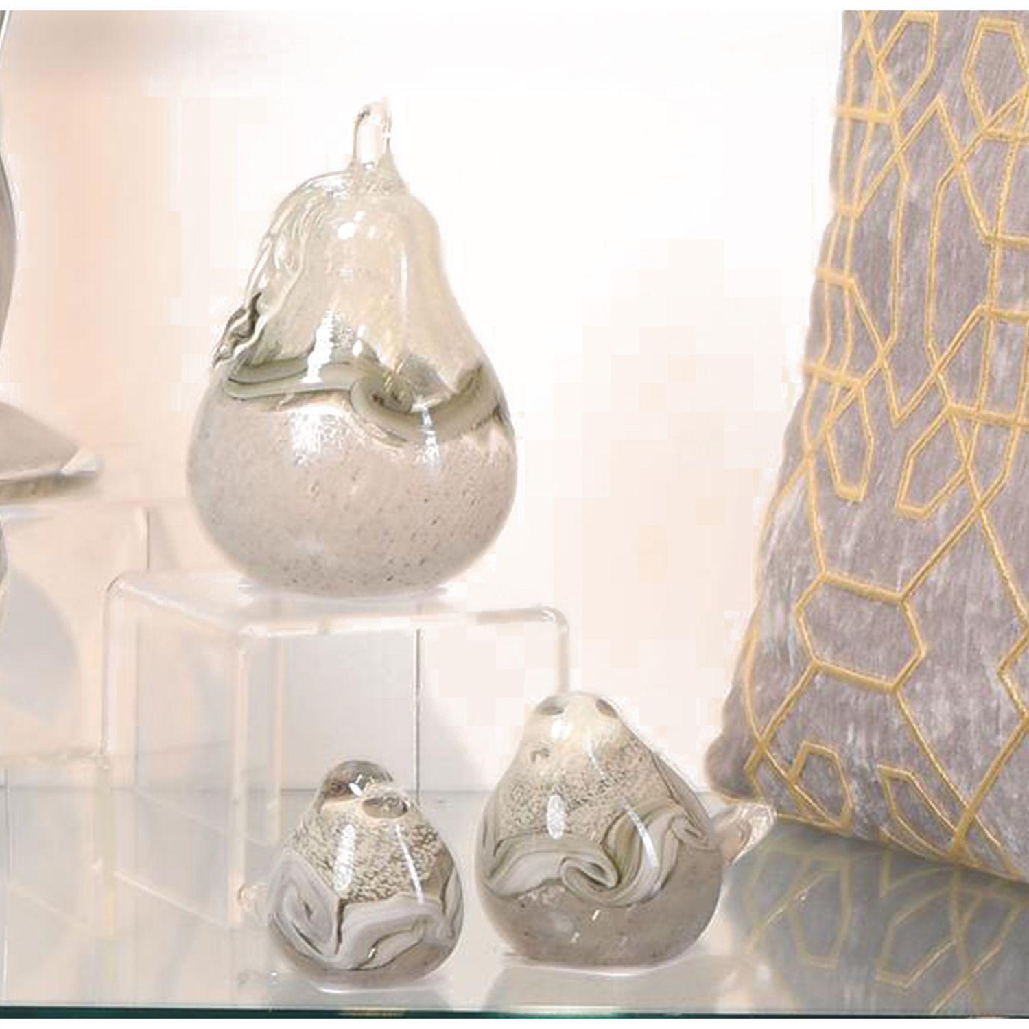 Figura Decorativa Pajaro Jupiter Grande Gris-2
