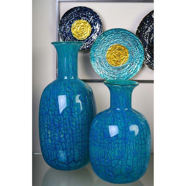 Jarrón Decorativo Austria Blue Plus-5