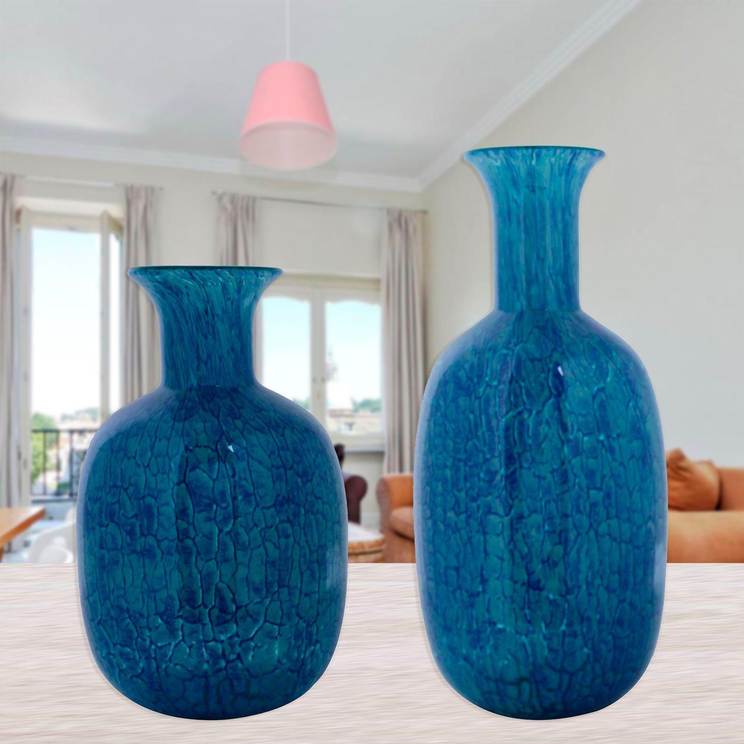 Jarrón Decorativo Austria Blue Plus-4
