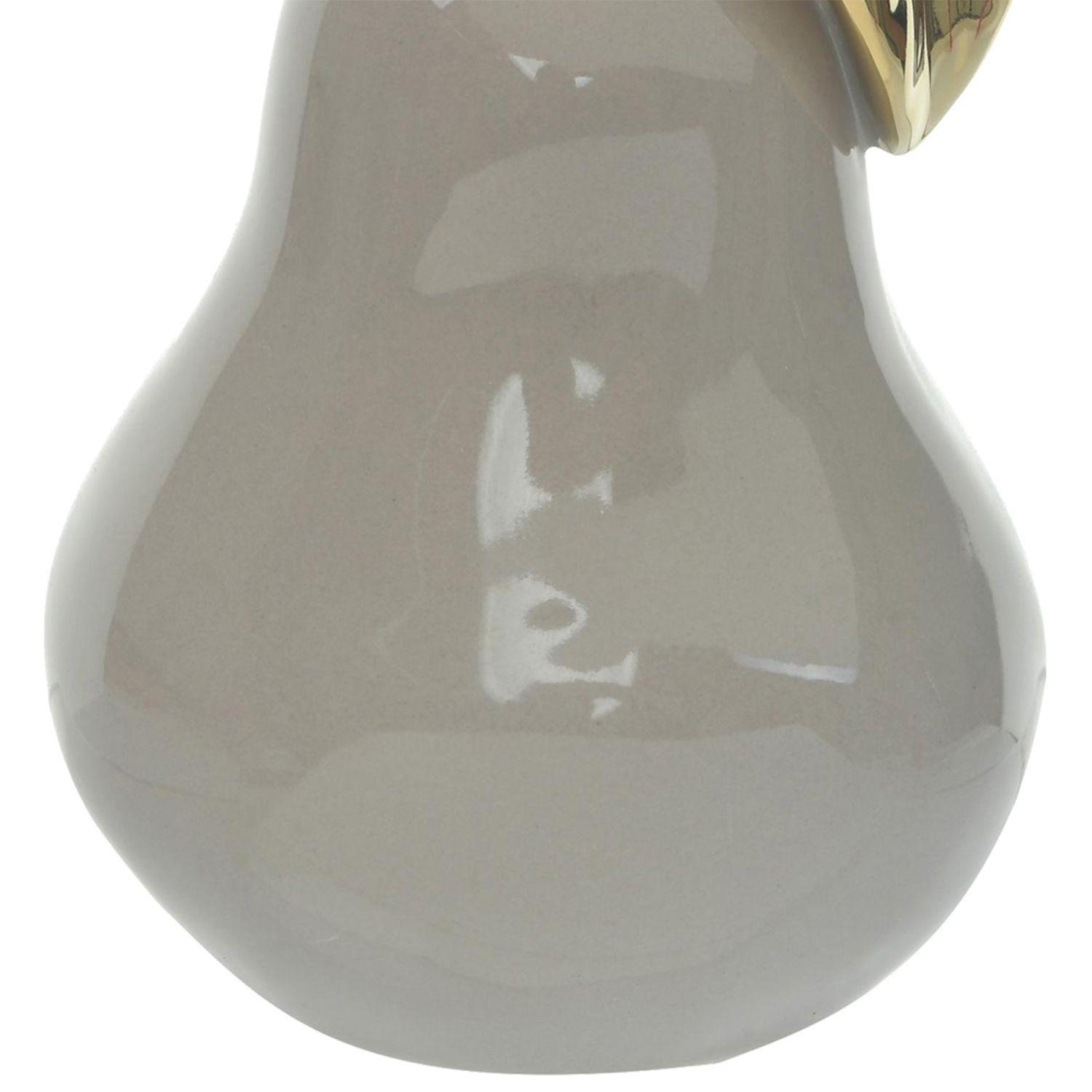 Figura Decorativa Pera Clemont Ocre-3