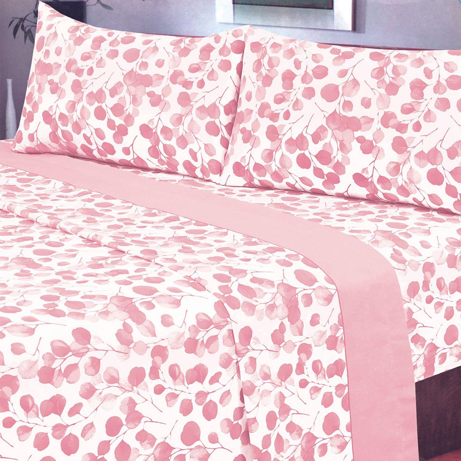 Juego de Sabanas T144 1 Plaza Fiama Palo Rosa-3