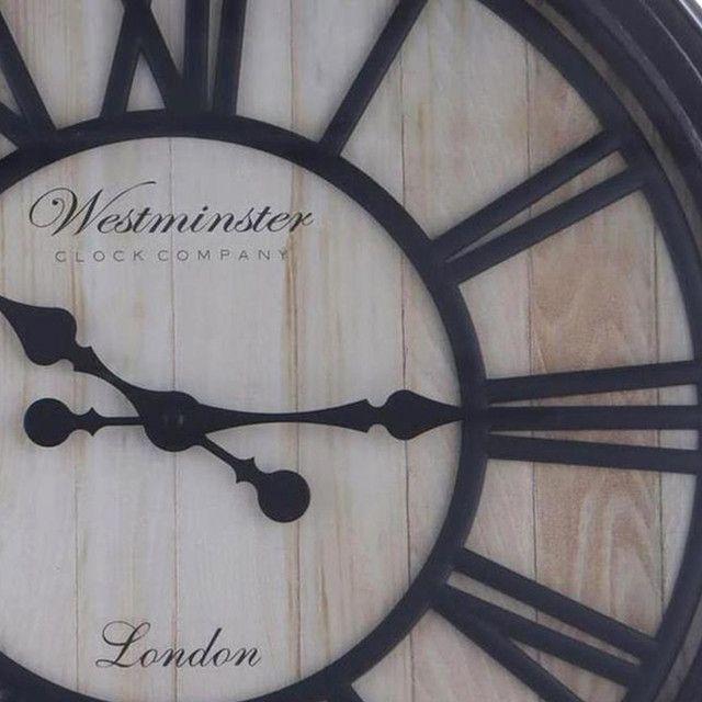 Reloj Mural Decorativo London Negro-1