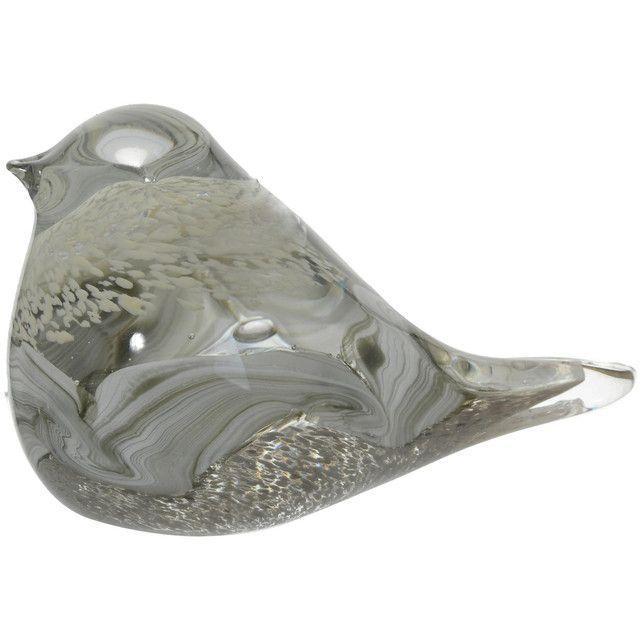 Figura Decorativa Pajaro Jupiter Mediana Gris-0