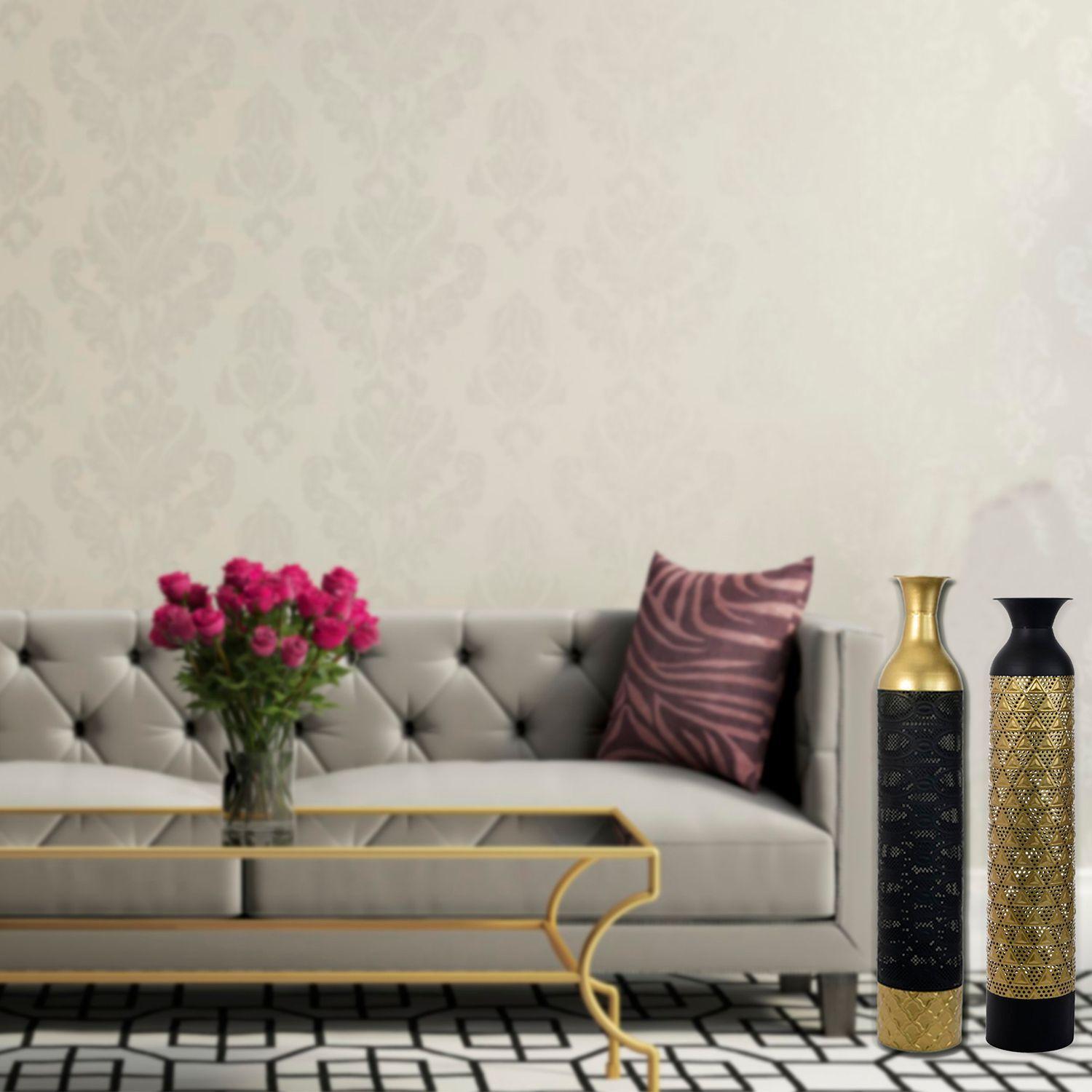 Jarrón XL Decorativo Sorrento Gold Grande-5