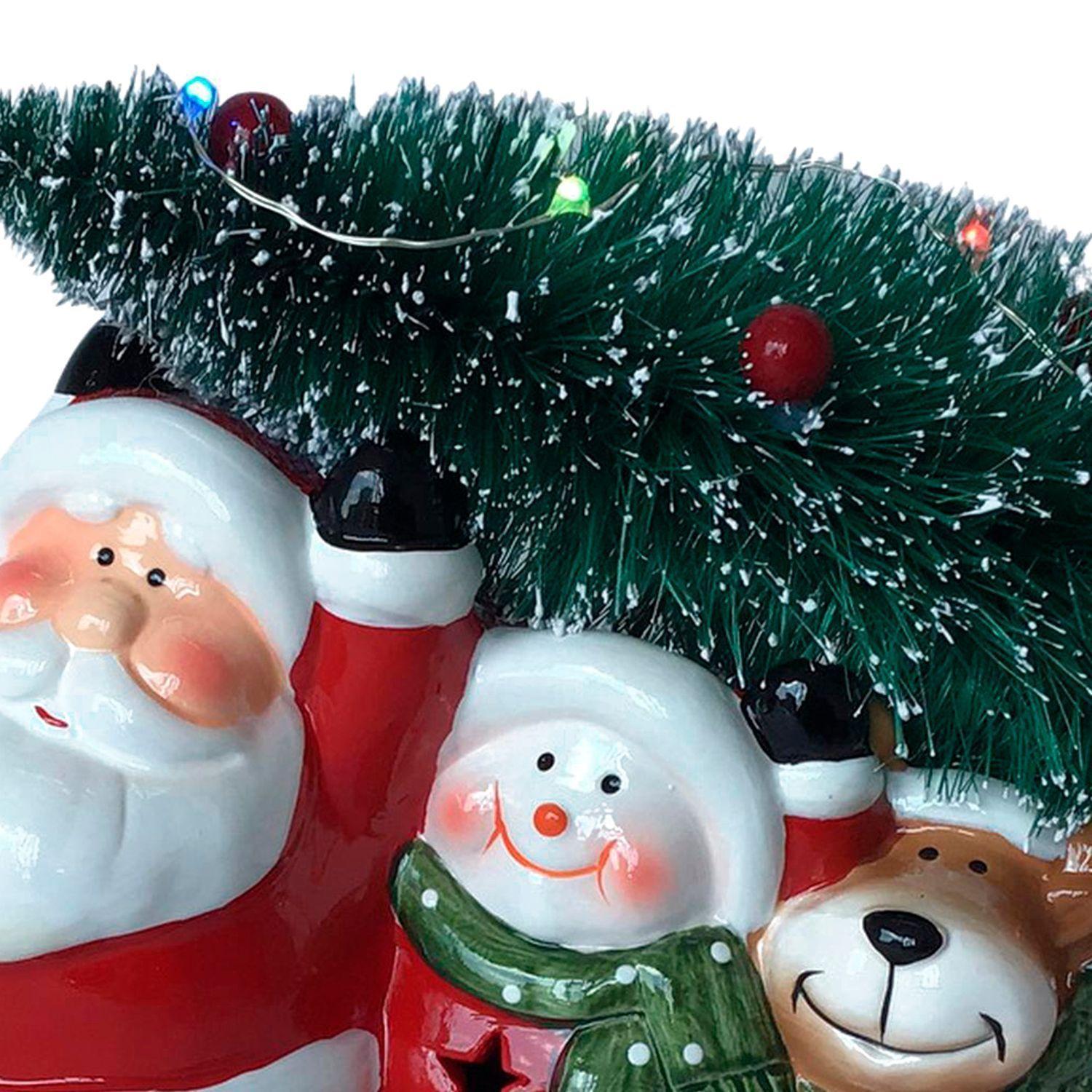 Figura Decorativa Cargando Arbol Luces Led-2