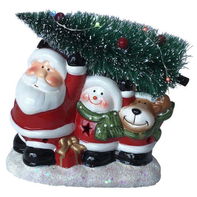 Figura Decorativa Cargando Arbol Luces Led-0