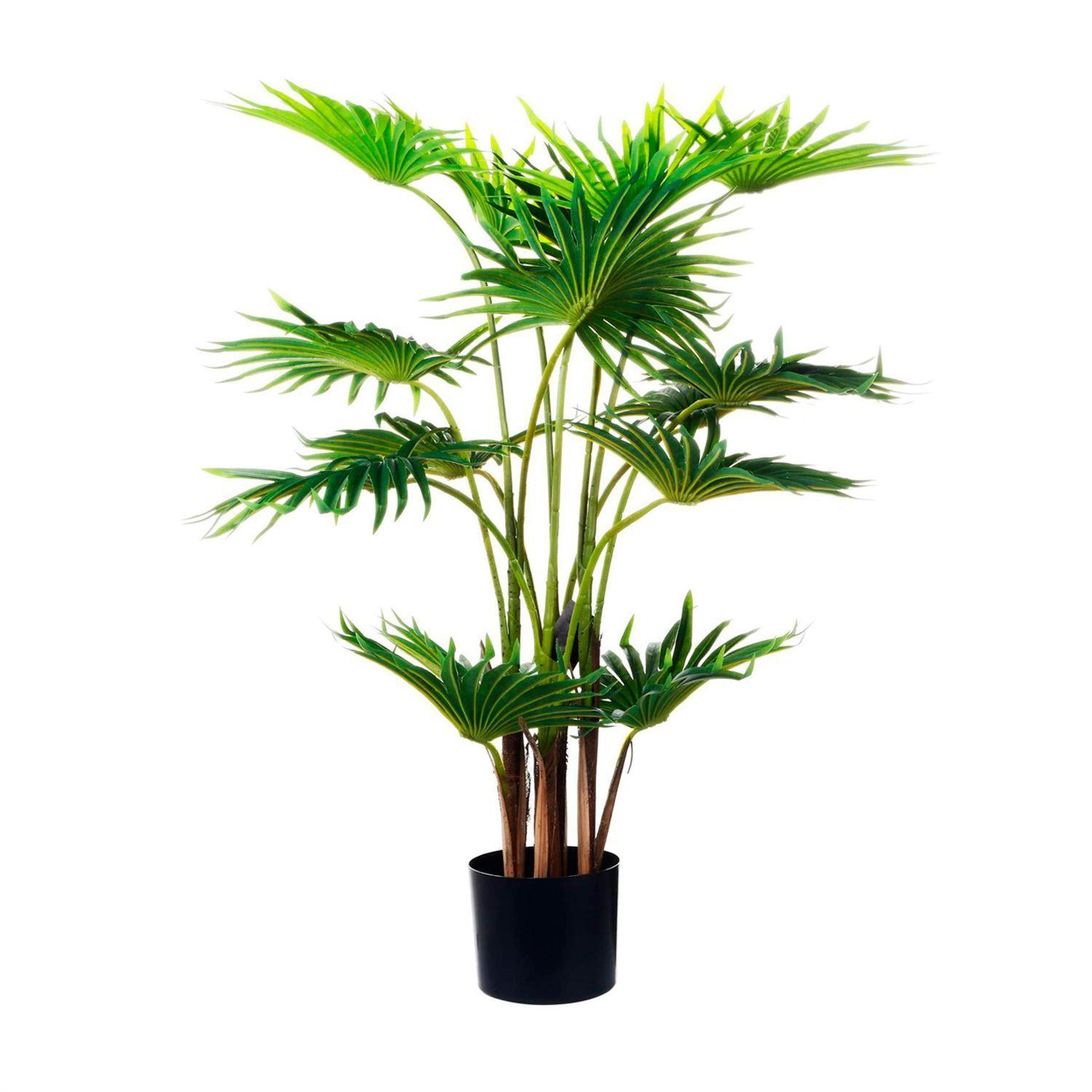Planta Decorativa Artificial Mini Fan Palm 95 Cms.-0
