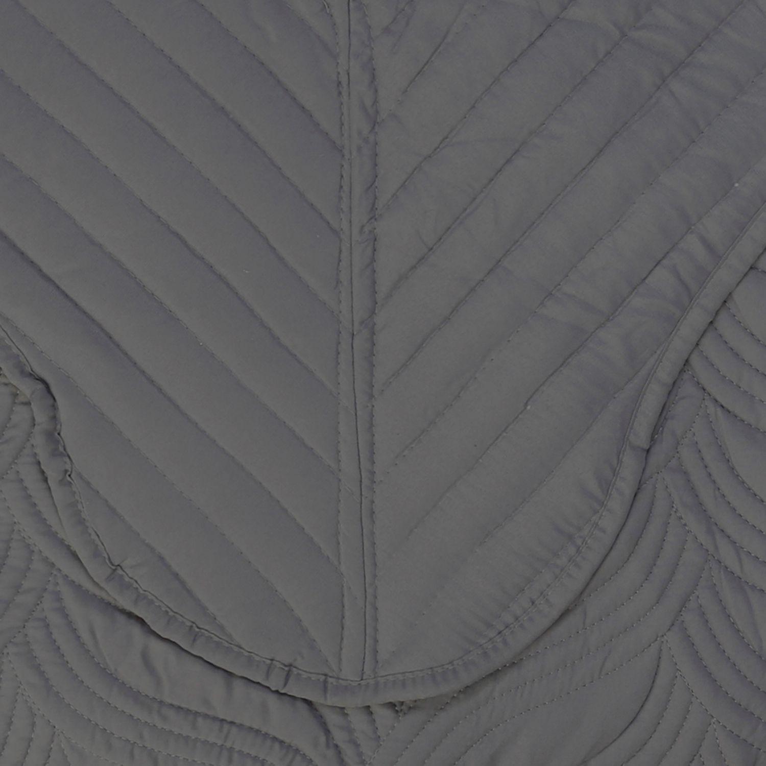 Quilt Bordado 2 Plazas Versailles Gris-2