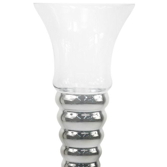 Jarrón Decorativo Gallen Silver Plus-2