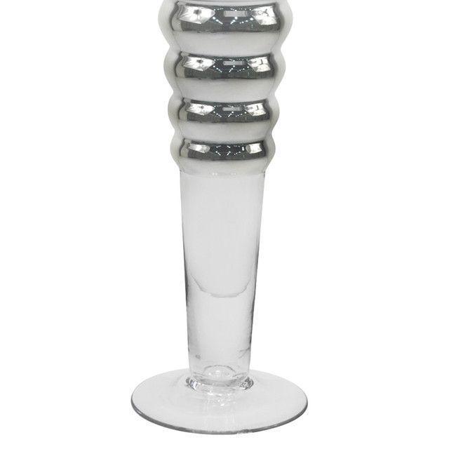 Jarrón Decorativo Gallen Silver Plus-2