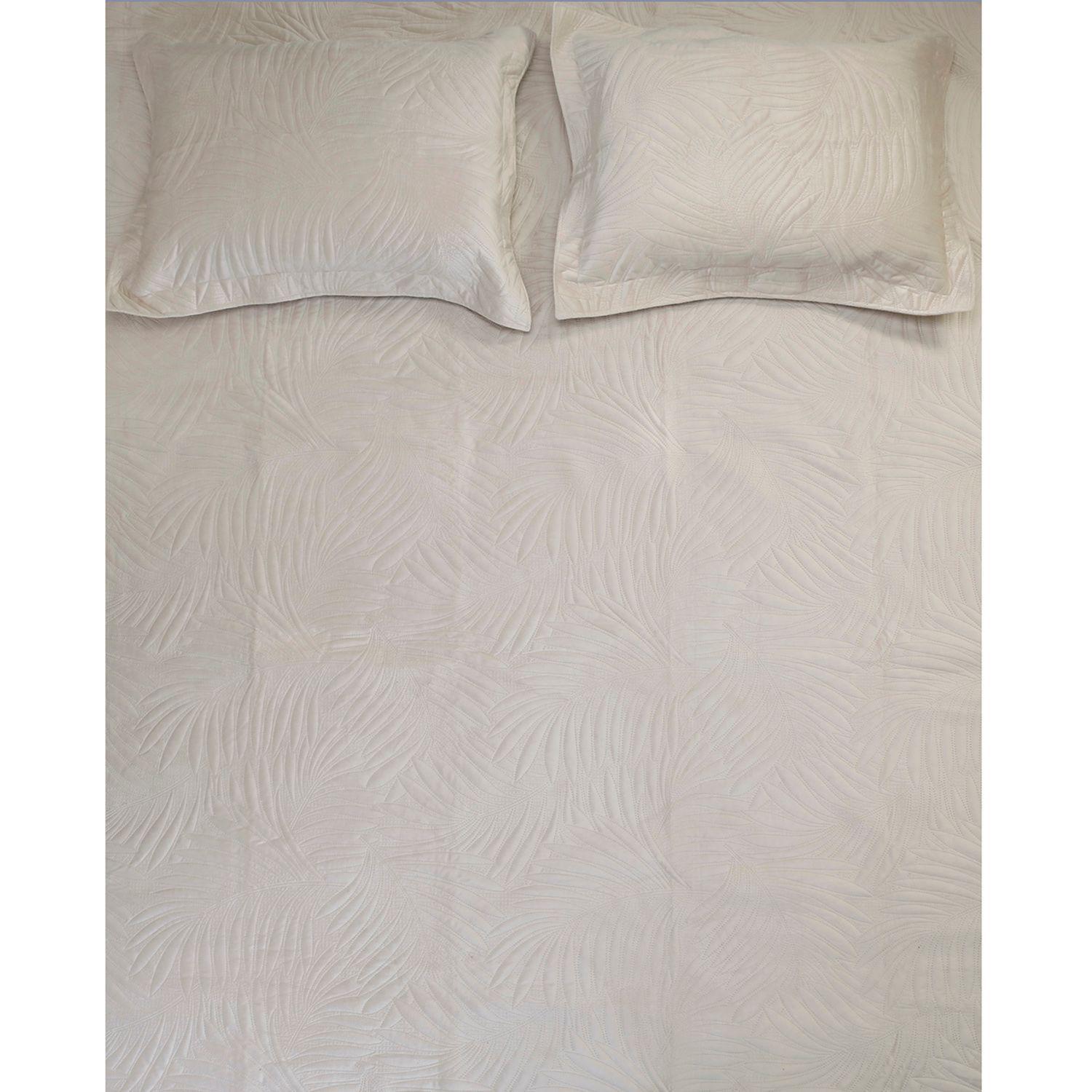 Quilt Liso Velvet Ibiza Crudo 1,5 Plaza-3