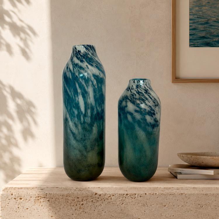 Jarrón Decorativo Venecia Blue Grande-1